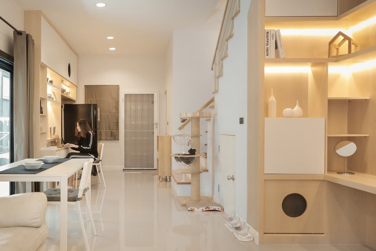 งานตกแต่งภายในที่พักอาศัย K'Nam ภาพที่ 3 โดย OBJ Design & Build