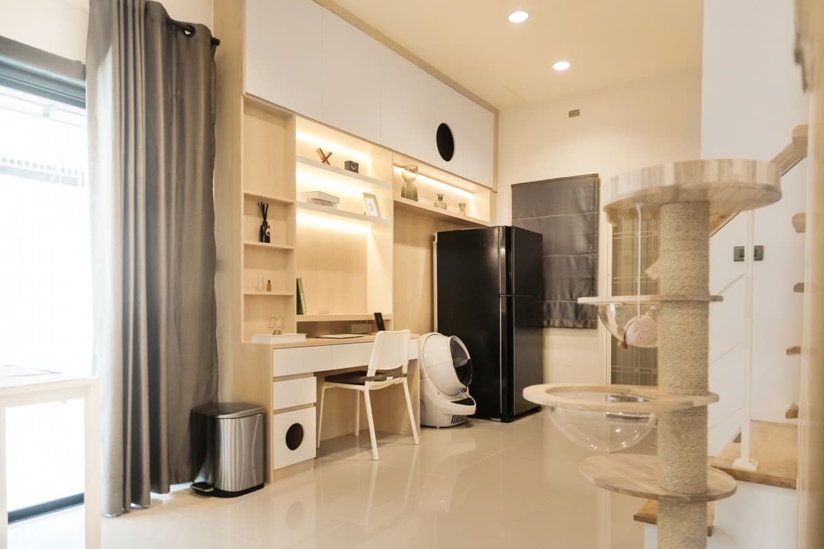 งานตกแต่งภายในที่พักอาศัย K'Nam ภาพที่ 5 โดย OBJ Design & Build