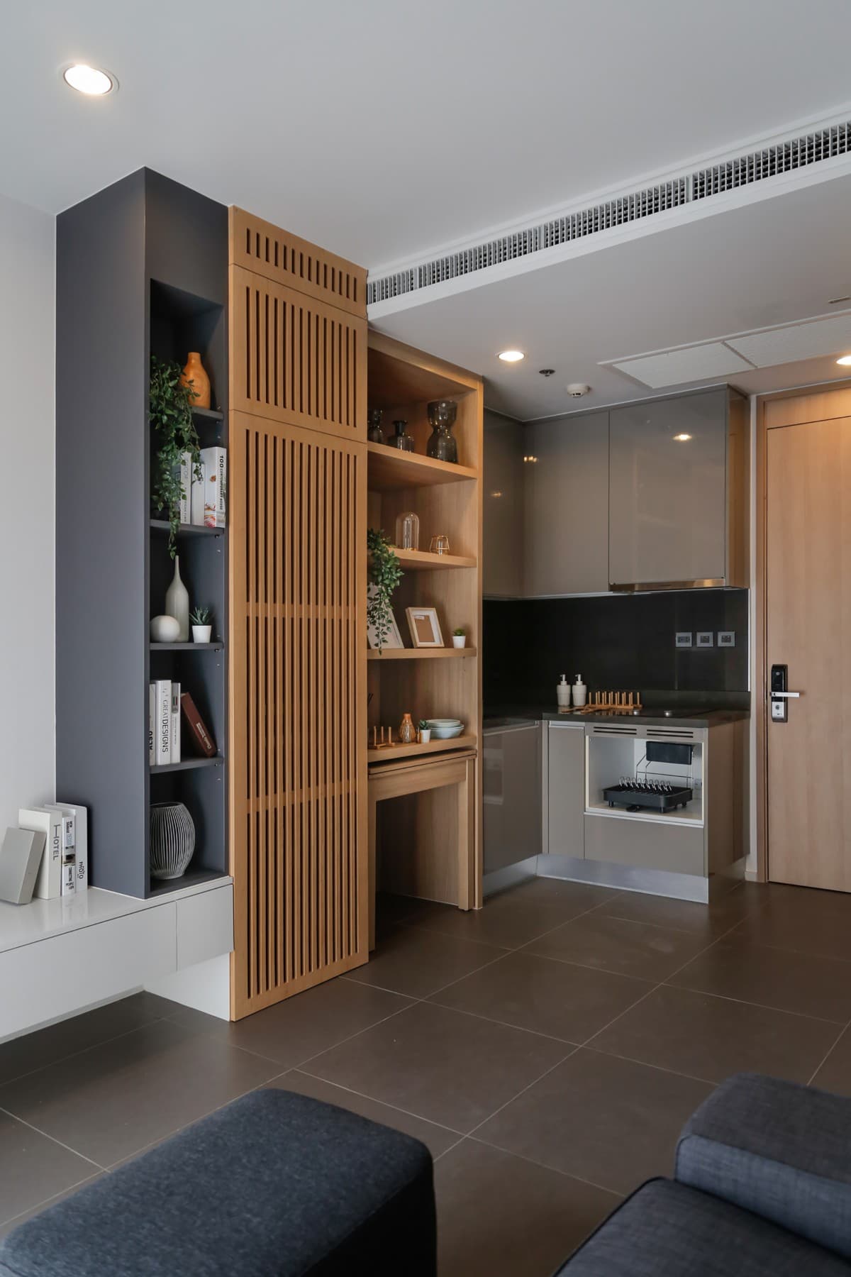 งานตกแต่งภายในที่พักอาศัย M Ladprao โดย OBJ Design & Build