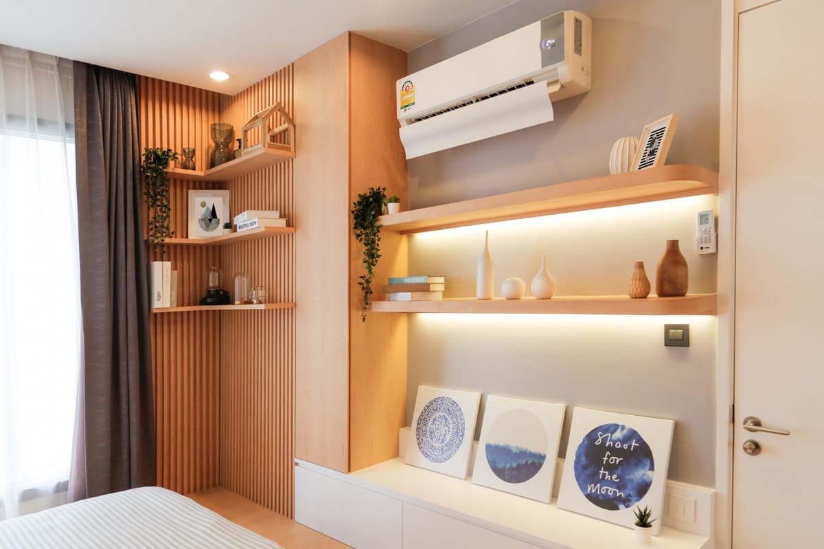 งานตกแต่งภายในที่พักอาศัย M Ladprao ภาพที่ 7 โดย OBJ Design & Build