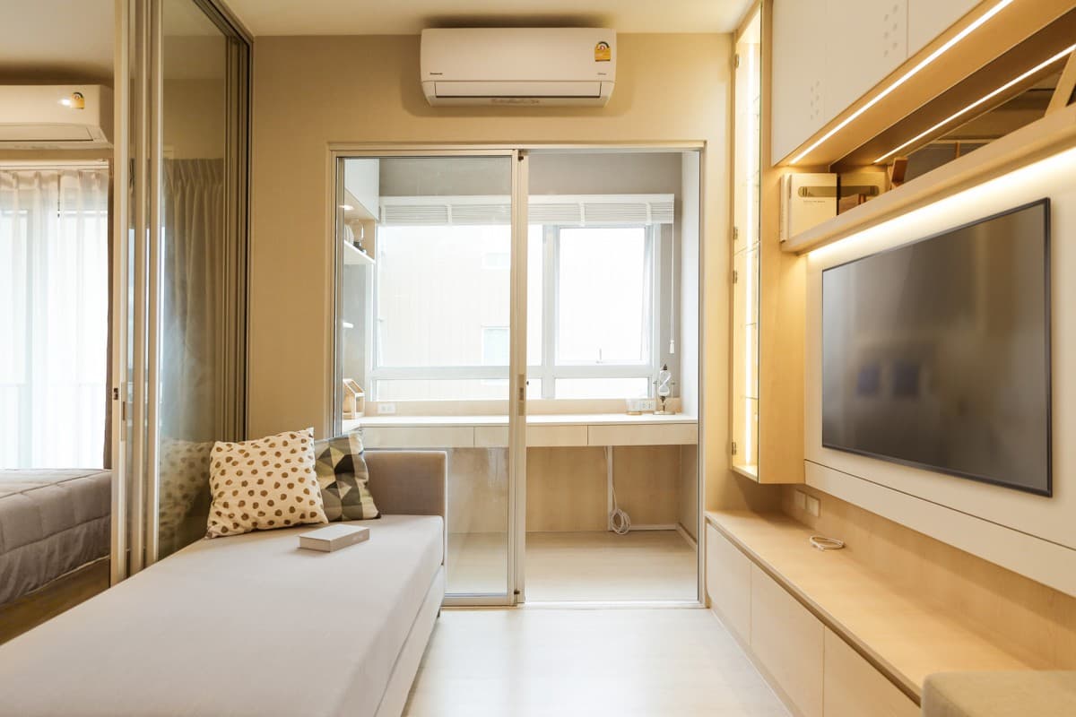 งานตกแต่งภายในที่พักอาศัย Niche Mono โดย OBJ Design & Build