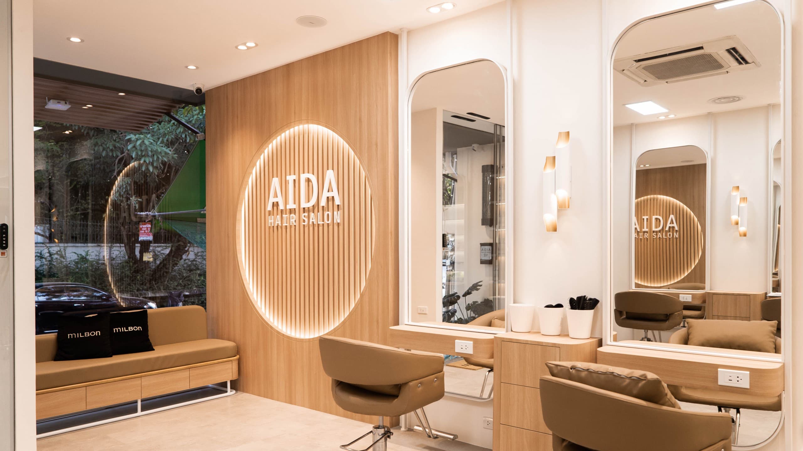 งานตกแต่งภายในเชิงพาณิชย์ Aida Hair Salon ภาพที่ 2 โดย OBJ Design & Build