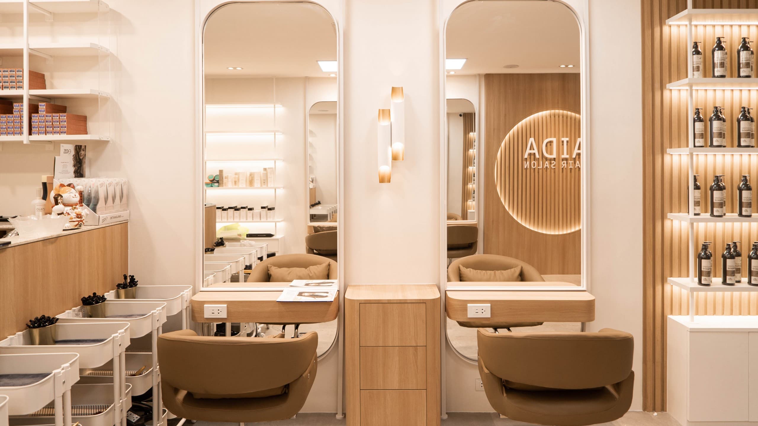 งานตกแต่งภายในเชิงพาณิชย์ Aida Hair Salon ภาพที่ 3 โดย OBJ Design & Build