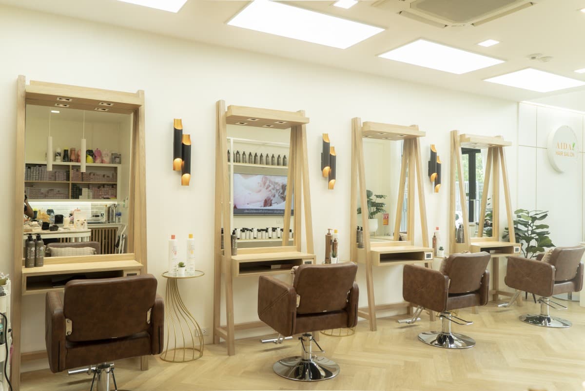 งานตกแต่งภายในเชิงพาณิชย์ AIDA SALON ภาพที่ 3 โดย OBJ Design & Build