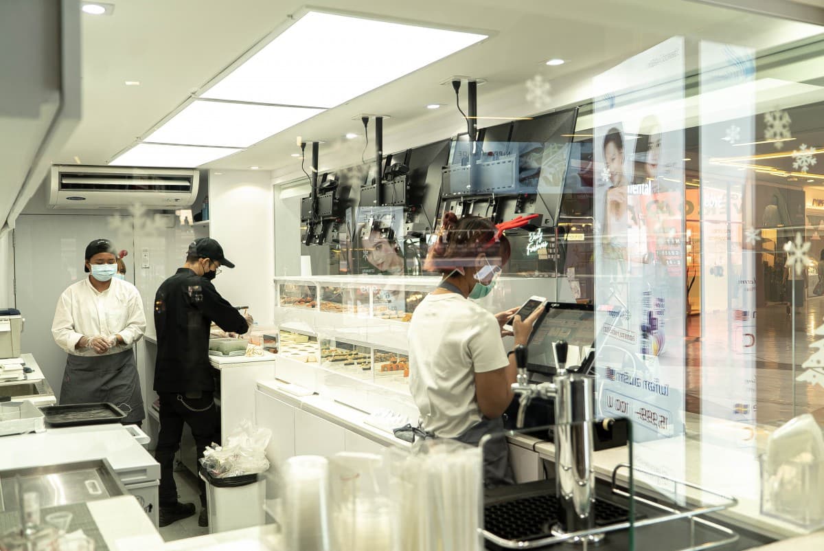 งานตกแต่งภายในเชิงพาณิชย์ CLOUD SUSHI SIAMONE โดย OBJ Design & Build