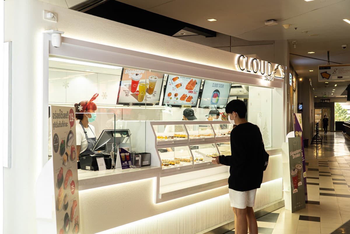 งานตกแต่งภายในเชิงพาณิชย์ CLOUD SUSHI SIAMONE ภาพที่ 3 โดย OBJ Design & Build