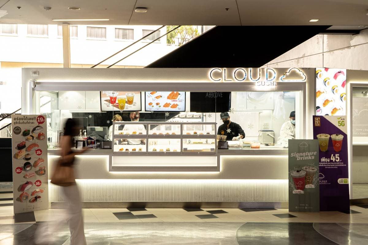 งานตกแต่งภายในเชิงพาณิชย์ CLOUD SUSHI SIAMONE ภาพที่ 5 โดย OBJ Design & Build