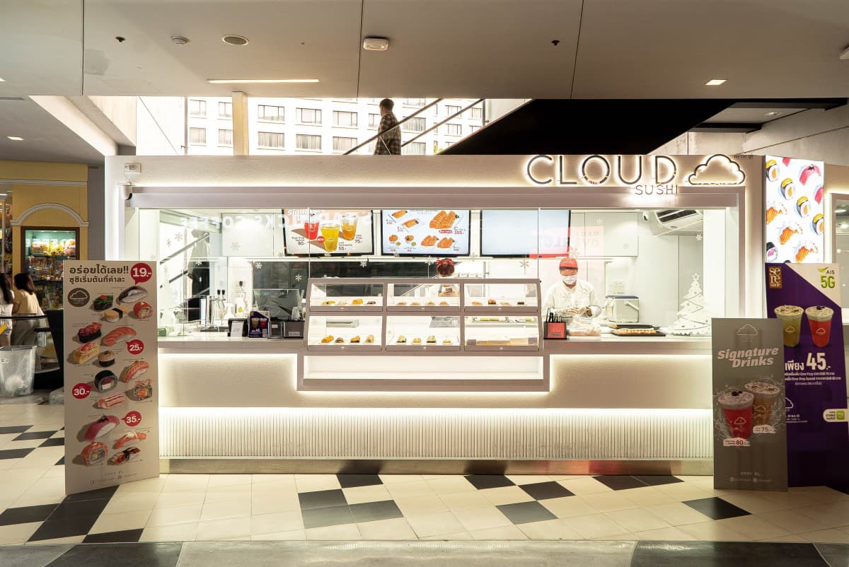 งานตกแต่งภายในเชิงพาณิชย์ CLOUD SUSHI SIAMONE ภาพที่ 7 โดย OBJ Design & Build