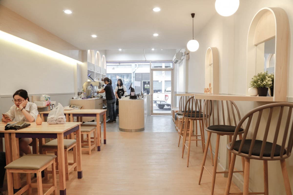 งานตกแต่งภายในเชิงพาณิชย์ KLOM DESSERT HOUSE ภาพที่ 4 โดย OBJ Design & Build