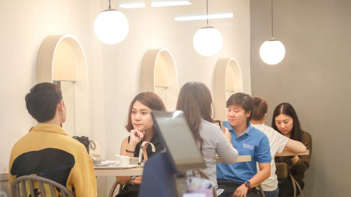 งานตกแต่งภายในเชิงพาณิชย์ KLOM DESSERT HOUSE ภาพที่ 6 โดย OBJ Design & Build