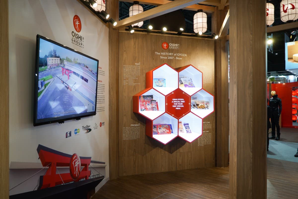 งานตกแต่งภายในเชิงพาณิชย์ OISHI - THAIFEX ภาพที่ 1 โดย OBJ Design & Build
