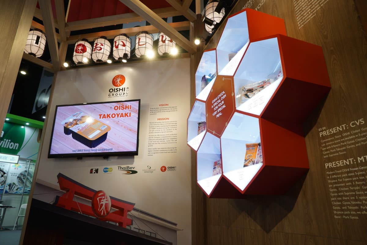 งานตกแต่งภายในเชิงพาณิชย์ OISHI - THAIFEX ภาพที่ 5 โดย OBJ Design & Build